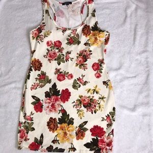 Bodycon floral dress